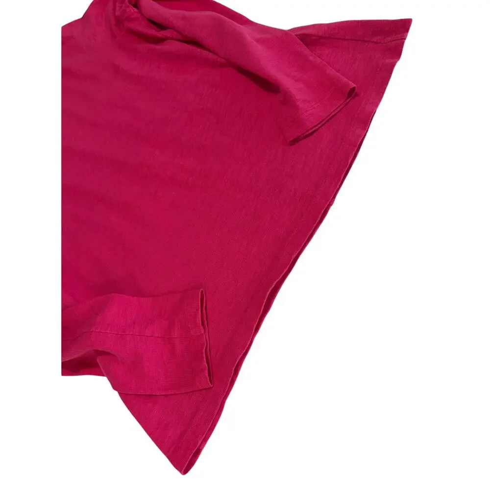 J.Crew long sleeve 100% cotton Girlfriend Tee Bundle of 2 Pink/Blue